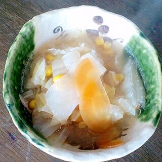 ツナと野菜のスープ